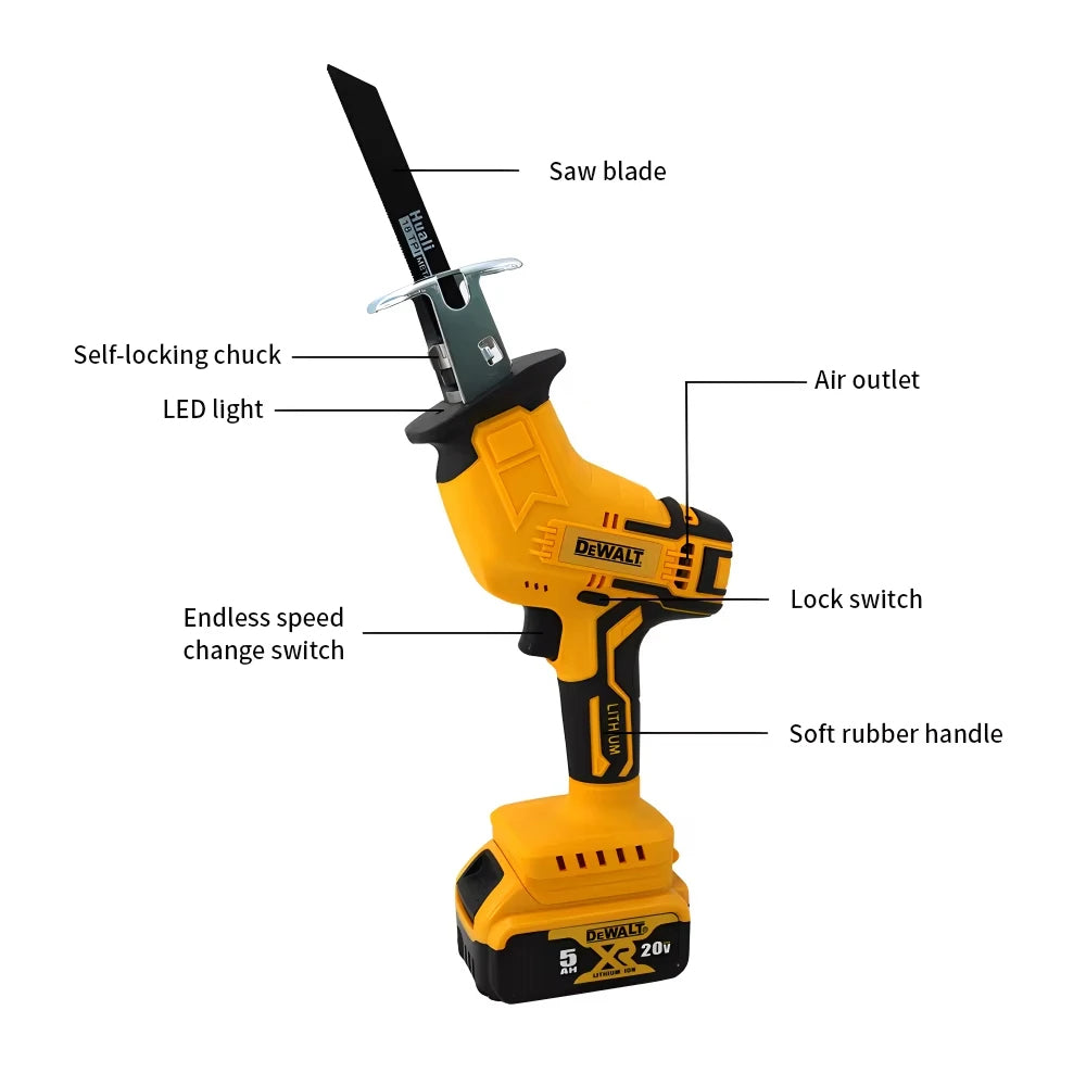 Dewalt 20V Cordless Reciprocating Saw — Power Through Any Cut