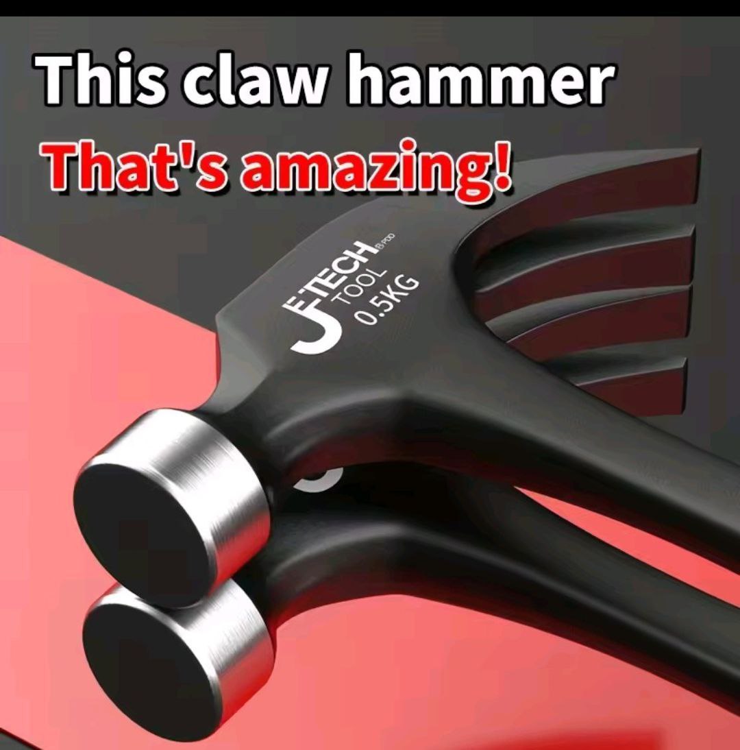 Claw Hammer – Non-Slip, Heavy-Duty Hand Tool
