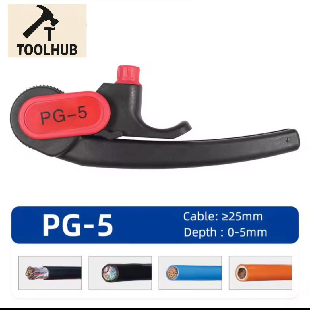 Heavy-Duty PG-5 Cable Peeler – Ratchet Wheel Design