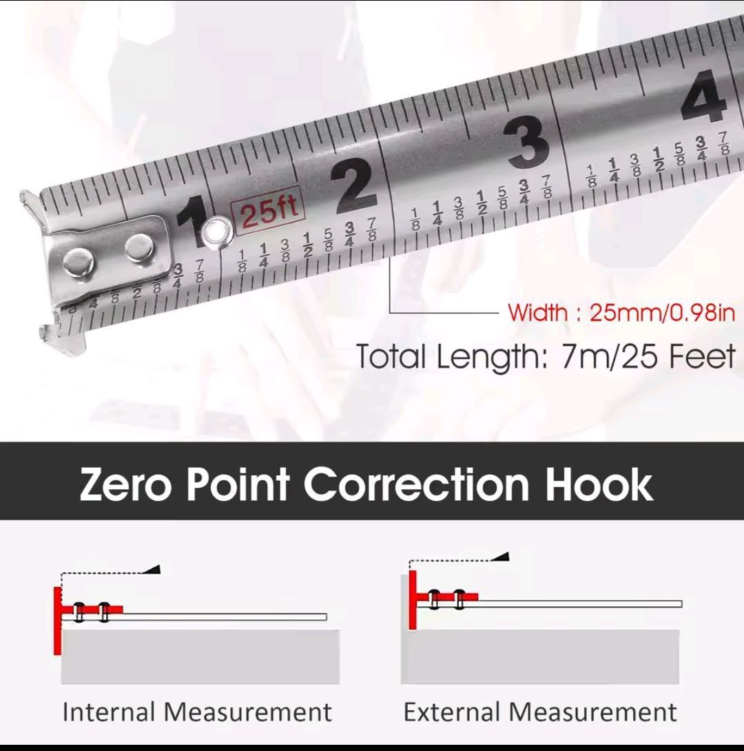 SteelPro 25FT Metric Tape
