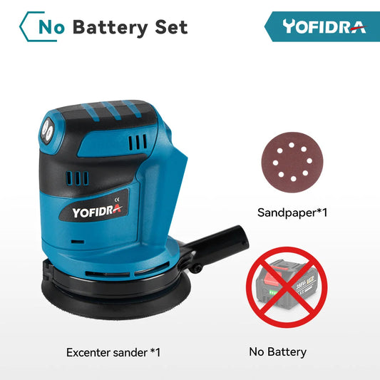 YOFIDRA 5-Inch Cordless Orbital Sander