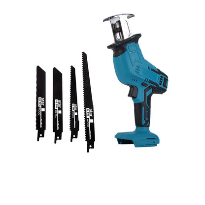 2-Battery Cordless Saw for Fast Wood & Metal Cutting