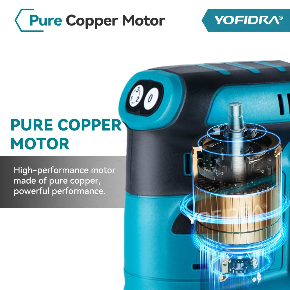 YOFIDRA 5-Inch Cordless Orbital Sander