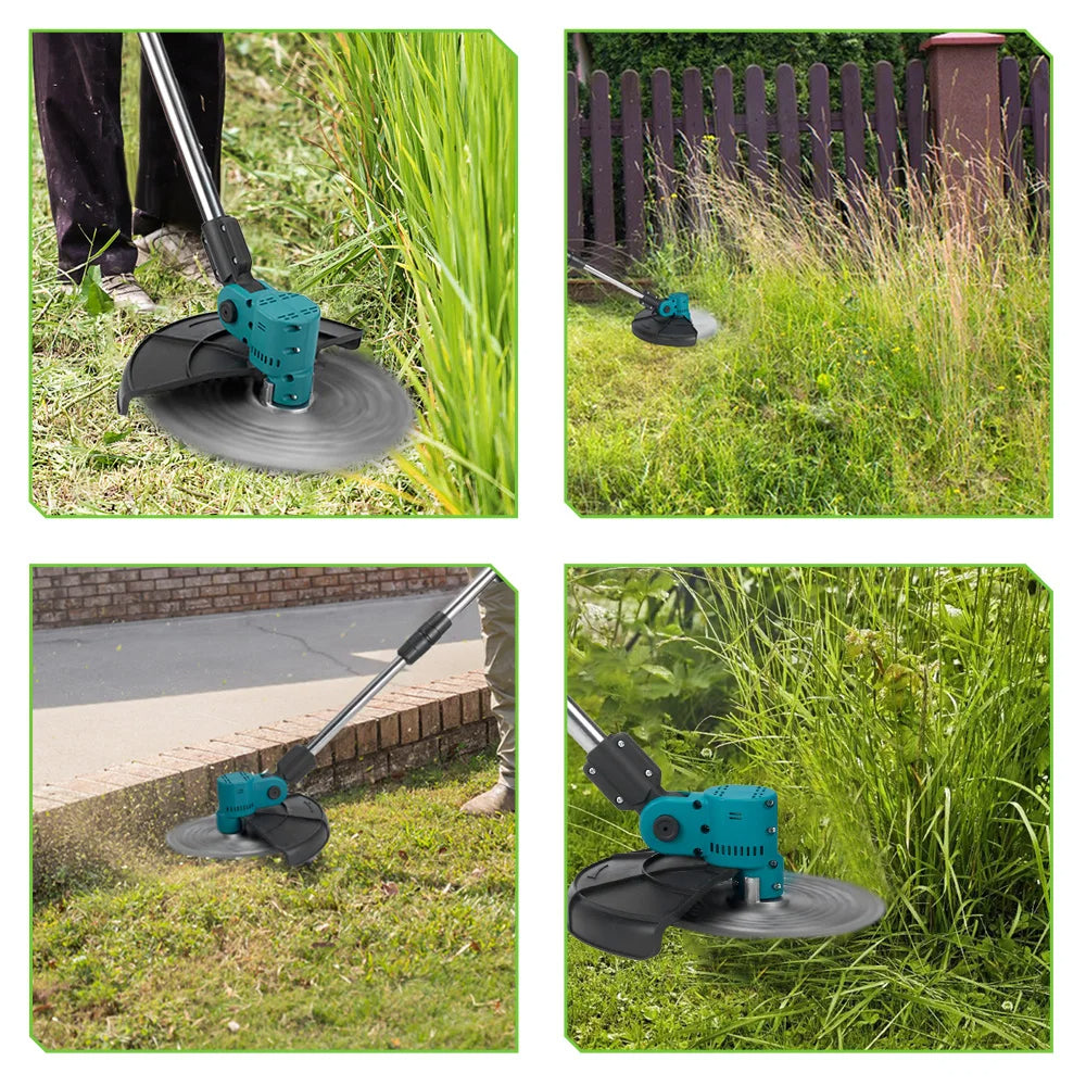 NEWBENY 9" Electric Grass Trimmer – Brushless, Powerful, Cordless
