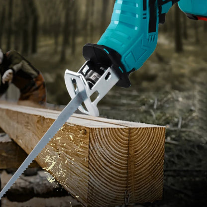 2-Battery Cordless Saw for Fast Wood & Metal Cutting