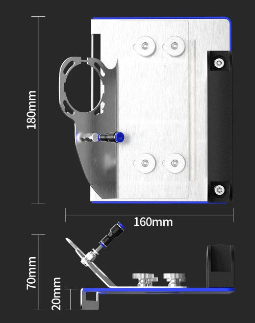 Pro Tile Chamfer Cutter – 45° Angle