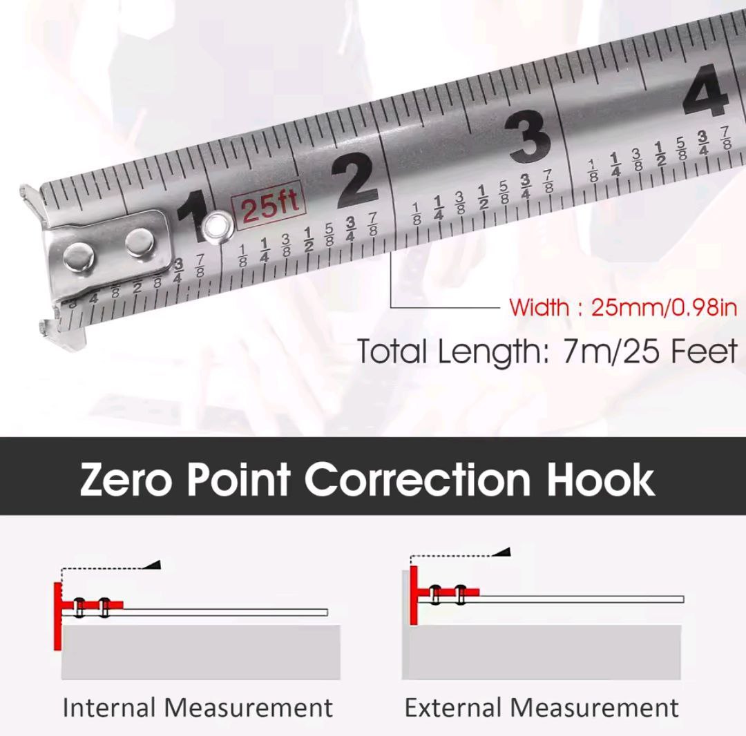 SteelPro 25FT Metric Tape